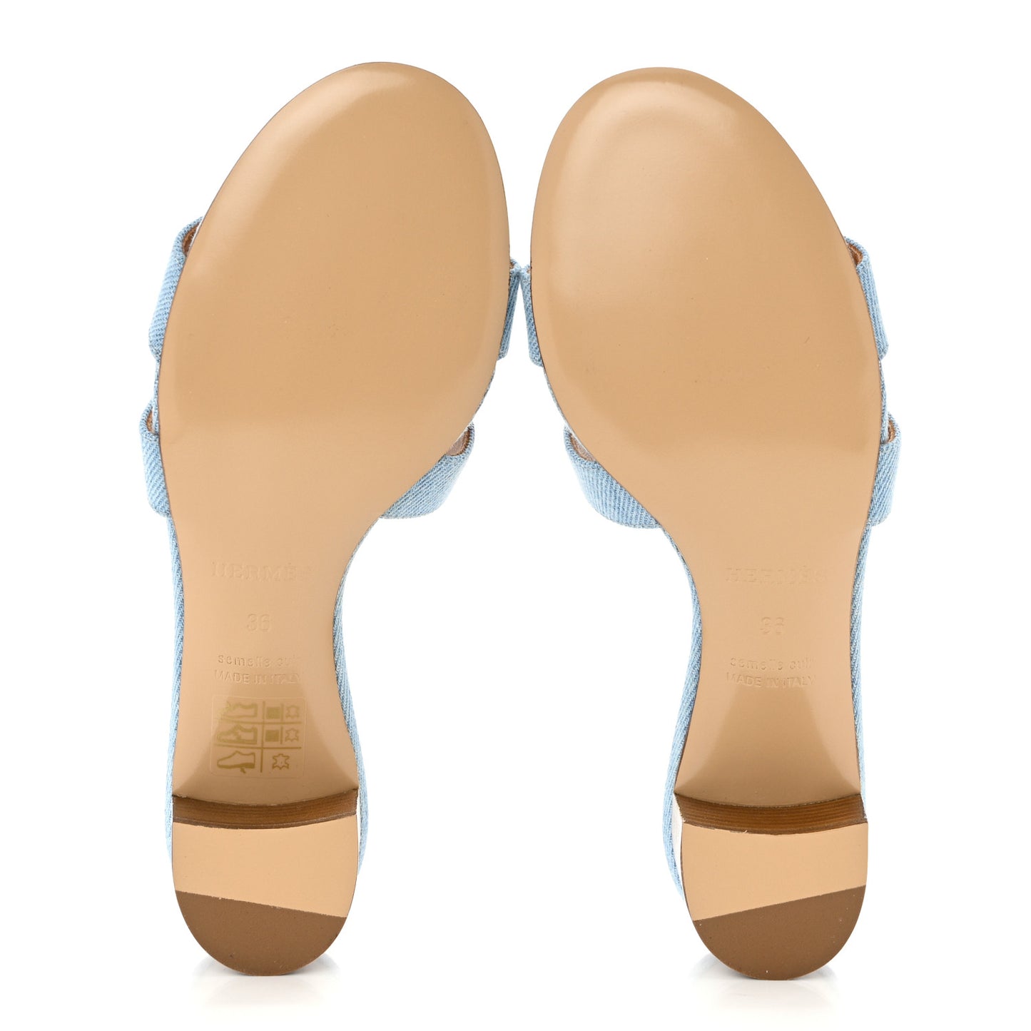Denim Oasis Sandals 36 Bleu Clair