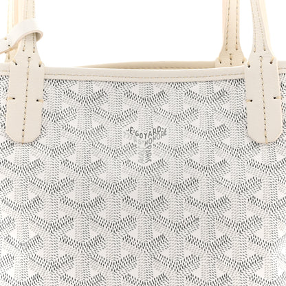 Goyard Goyardine Reversible Mini Anjou White 8 of 10