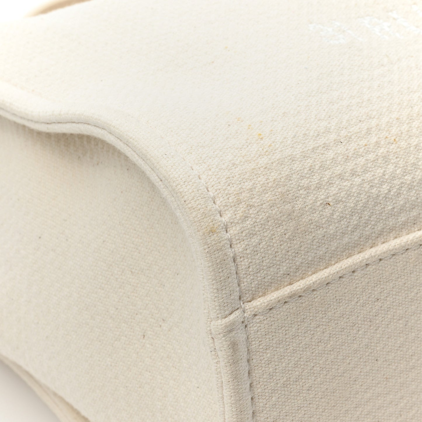 Mixed Fibers Small Deauville Tote White