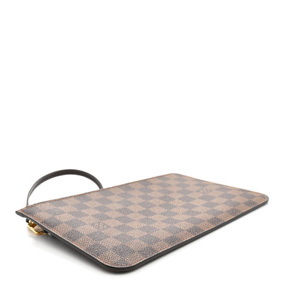 Louis Vuitton Damier Ebene Neverfull MM GM Pochette Rose Ballerine 4 of 6