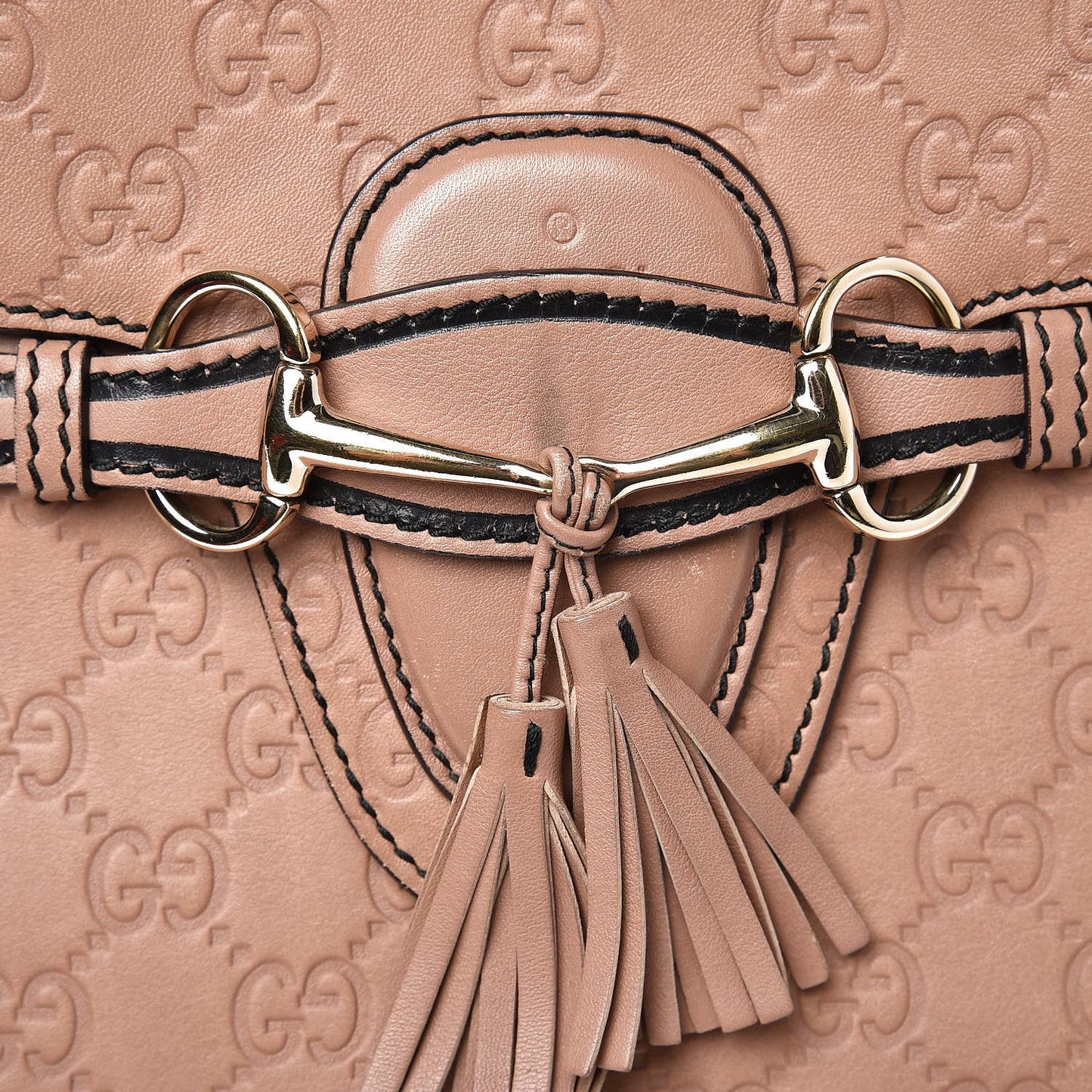 Guccissima Large Emily Chain Shoulder Bag Camelia