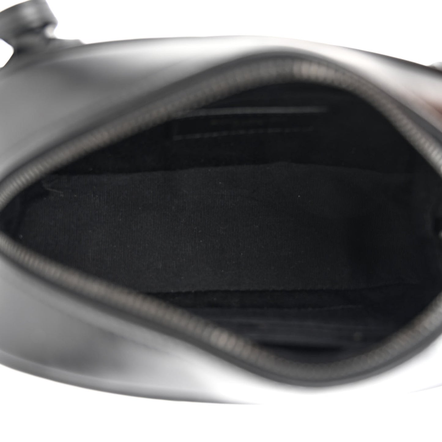 Calfskin Matelasse Monogram Lou Belt Bag Black
