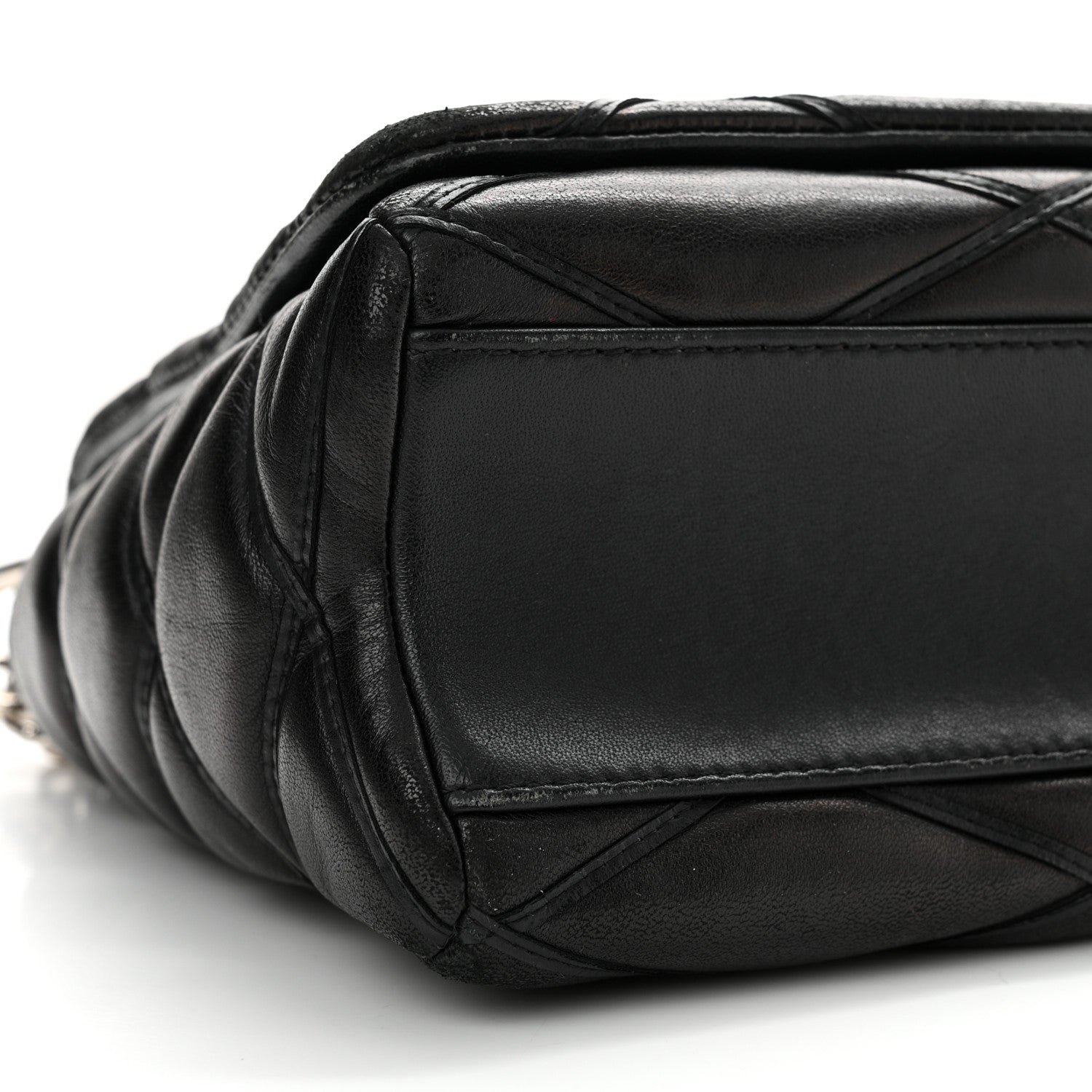 Louis Vuitton Lambskin Malletage GO-14 MM Black 8 of 16