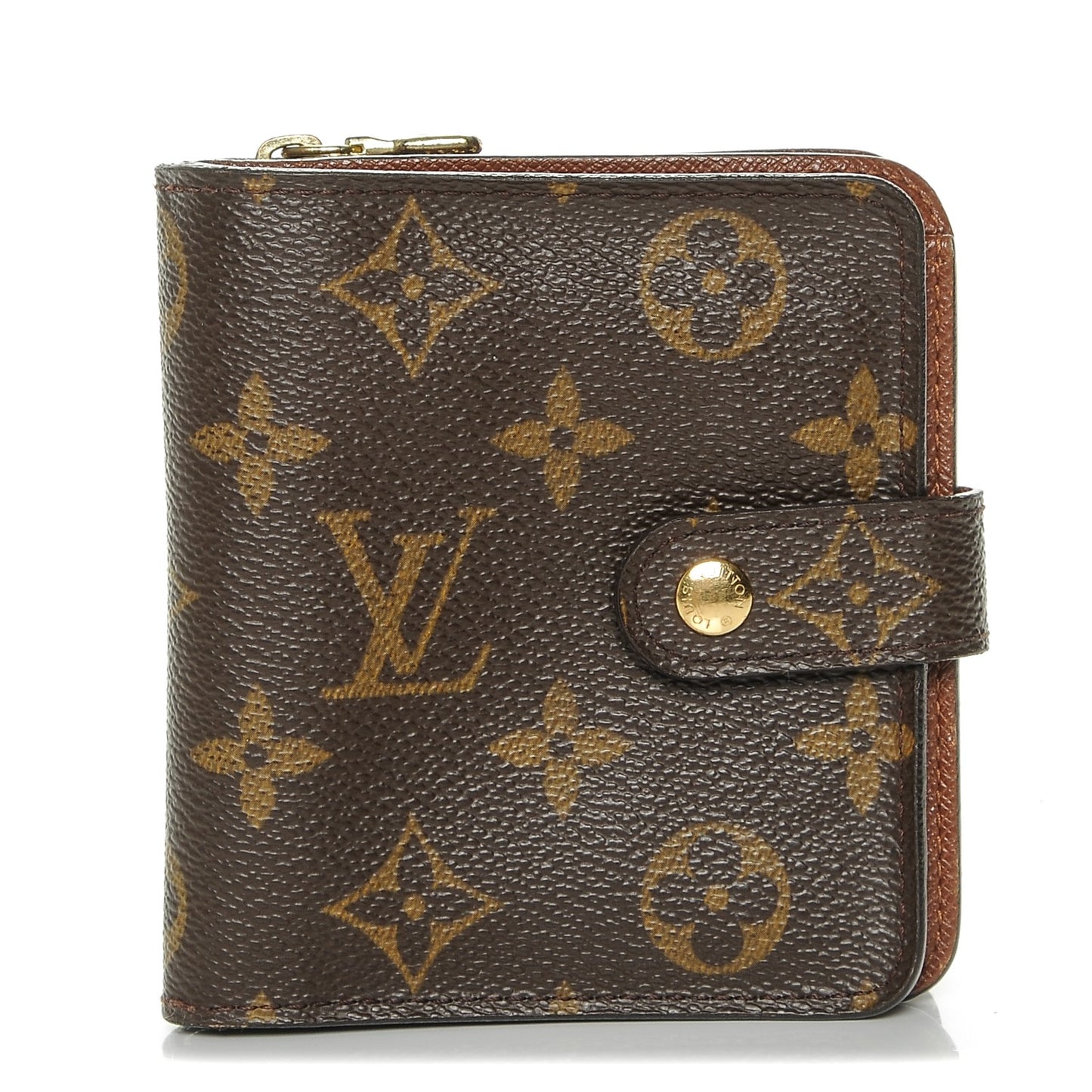 Monogram Compact Zippe Zipped Wallet