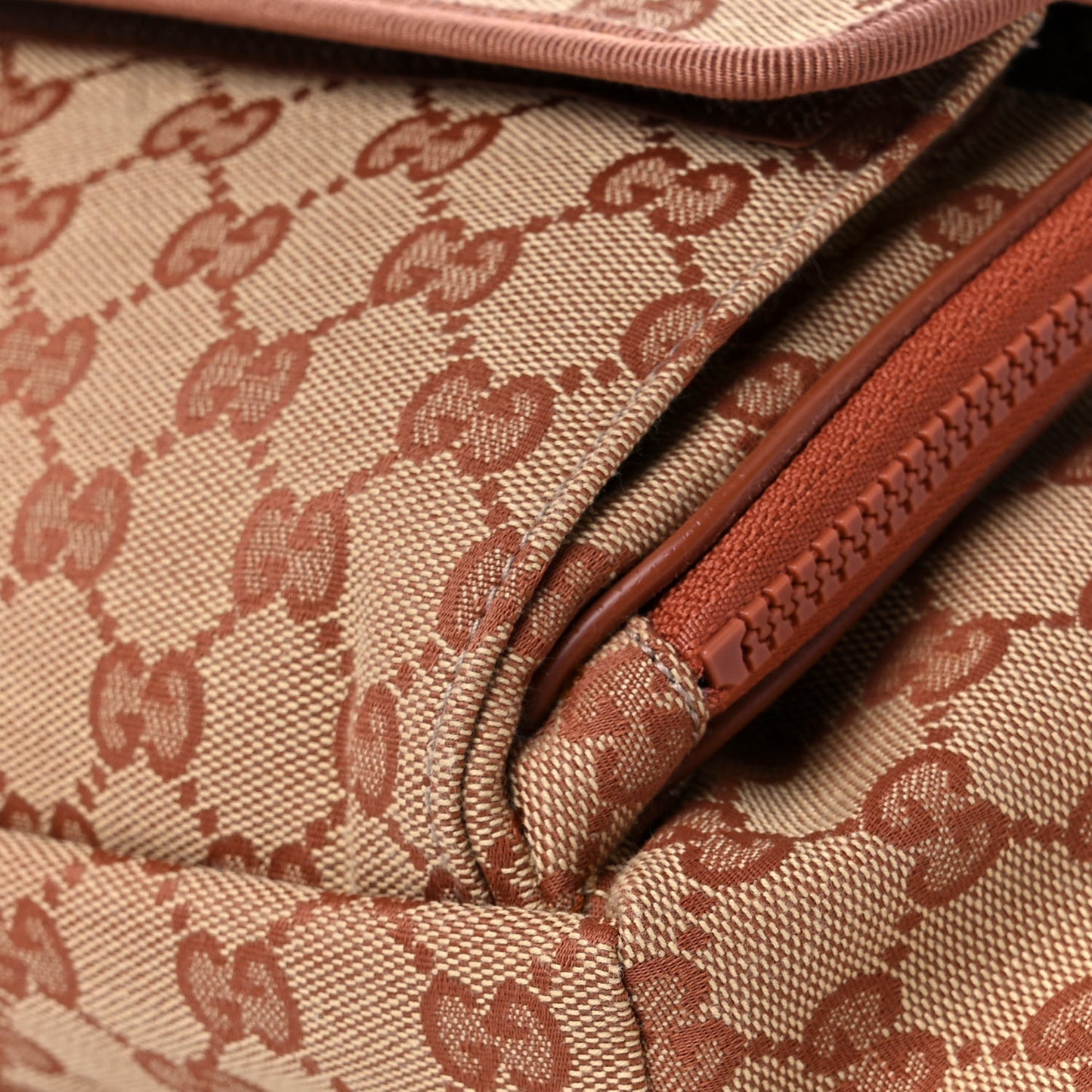 X MLB GG Monogram LA Dodgers Convertible Belt Bag Beige Ruggine Ivory