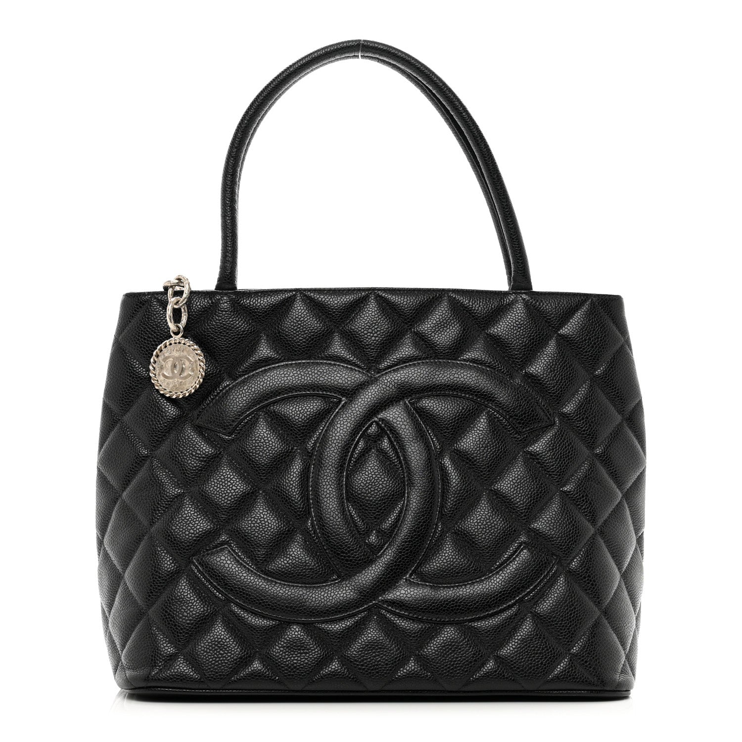 Chanel Caviar Quilted Medallion Tote Black 1 of 10