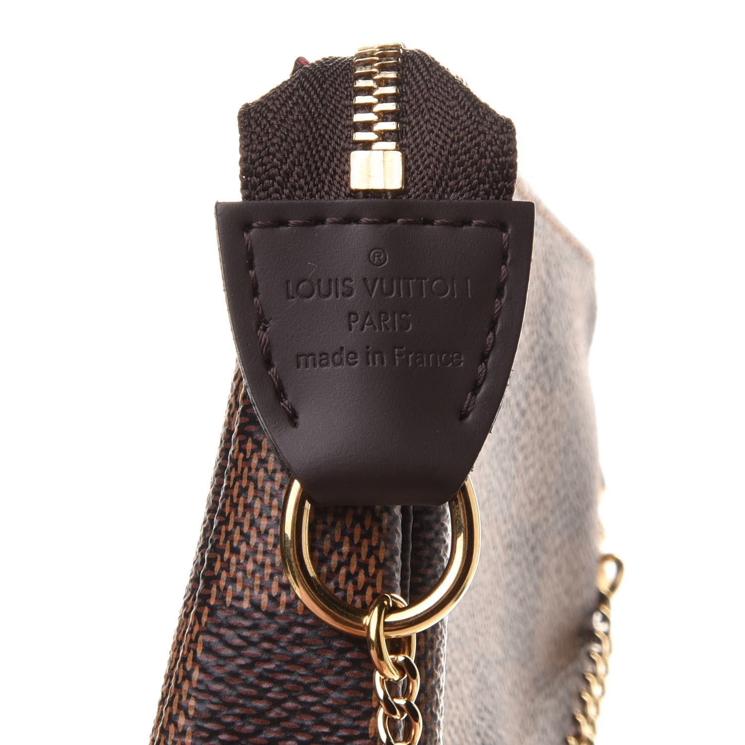 Louis Vuitton Damier Ebene Mini Pochette Accessories 6 of 10