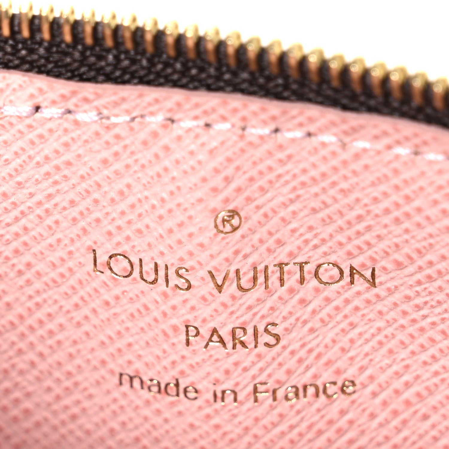 Louis Vuitton Damier Ebene Recto Verso Card Holder Rose Ballerine 6 of 6