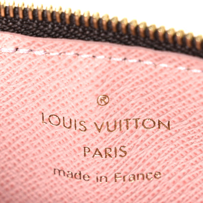 Louis Vuitton Damier Ebene Recto Verso Card Holder Rose Ballerine 6 of 6
