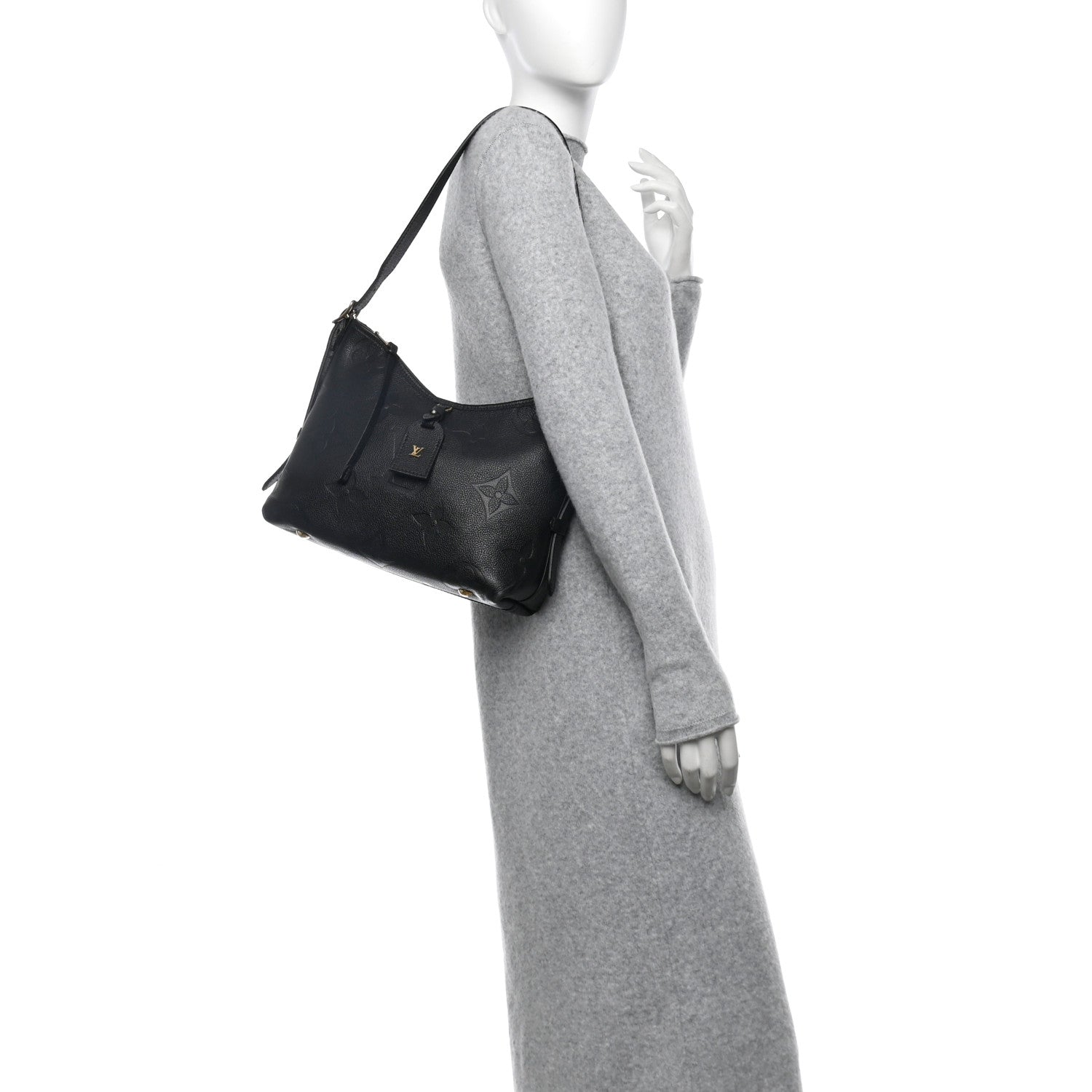 Louis Vuitton Empreinte Carryall PM Black 2 of 17