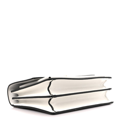 Saint Laurent Calfskin Bi-Color Medium Monogram Sunset Black Pearl White 5 of 11
