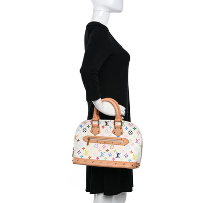 Louis Vuitton Monogram Multicolor Alma White 2 of 9