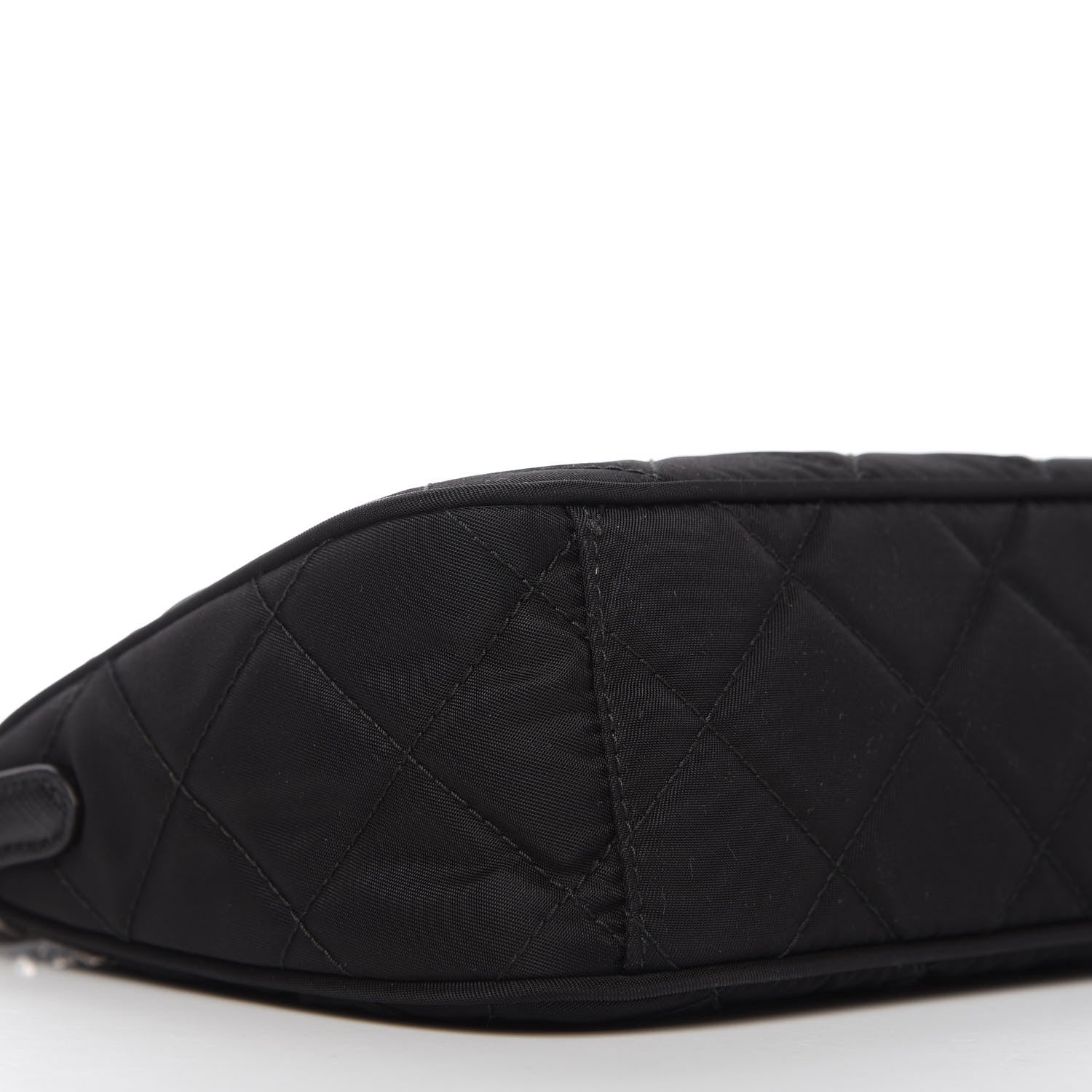 Prada Nylon Tessuto Impuntu Quilted Crossbody Bag Black 6 of 10
