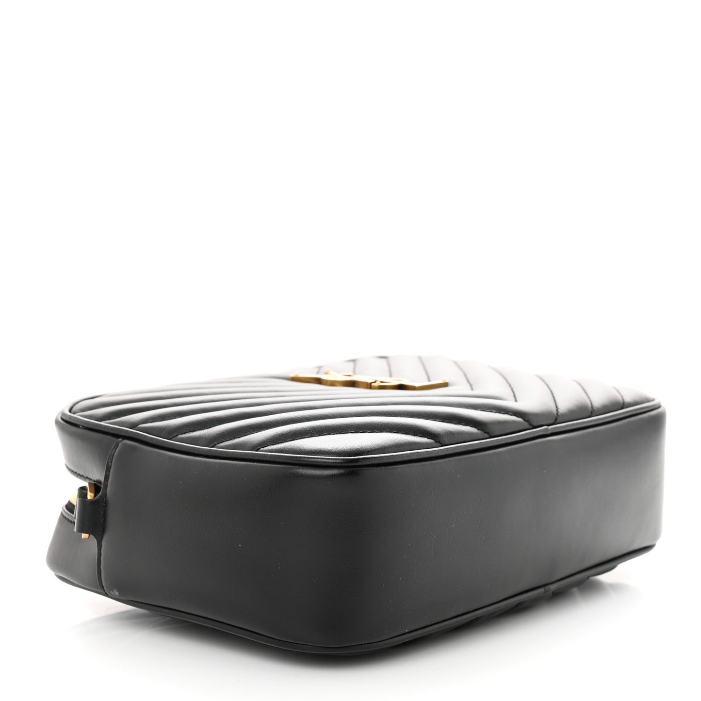 Calfskin Matelasse Monogram Lou Camera Bag Black