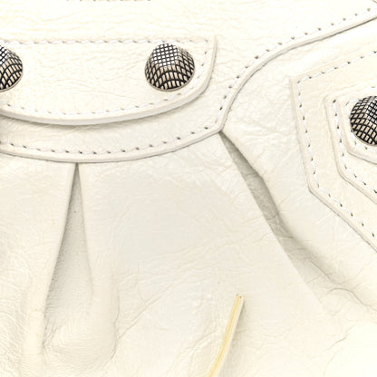Balenciaga Agneau Arena Le Cagole Shoulder Bag XS Optic White 10 of 17