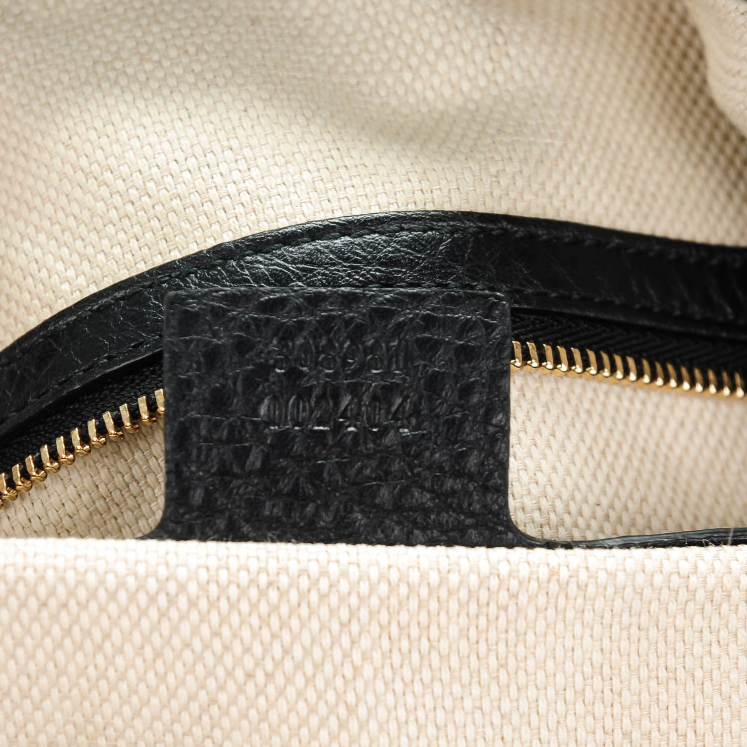 Gucci Pebbled Calfskin Medium Soho Chain Hobo Black 7 of 7