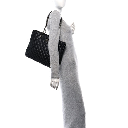 Chanel Calfskin Quilted Timeless Tote  Black 2 of 11