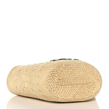 Loewe Iraca Palm Calfskin Medium Anagram Basket Bag Natural Tan 4 of 8