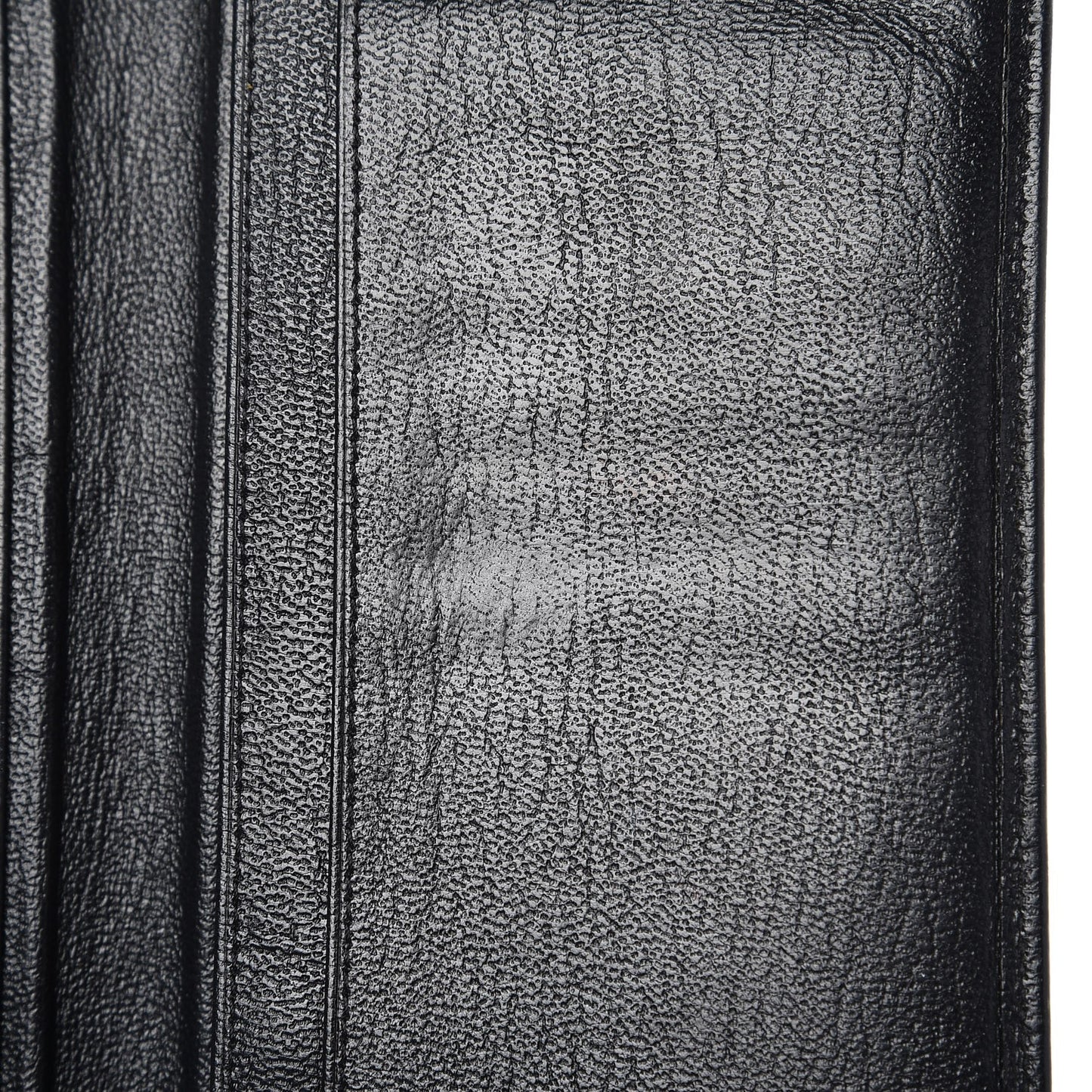 Goatskin Yen Wallet Black