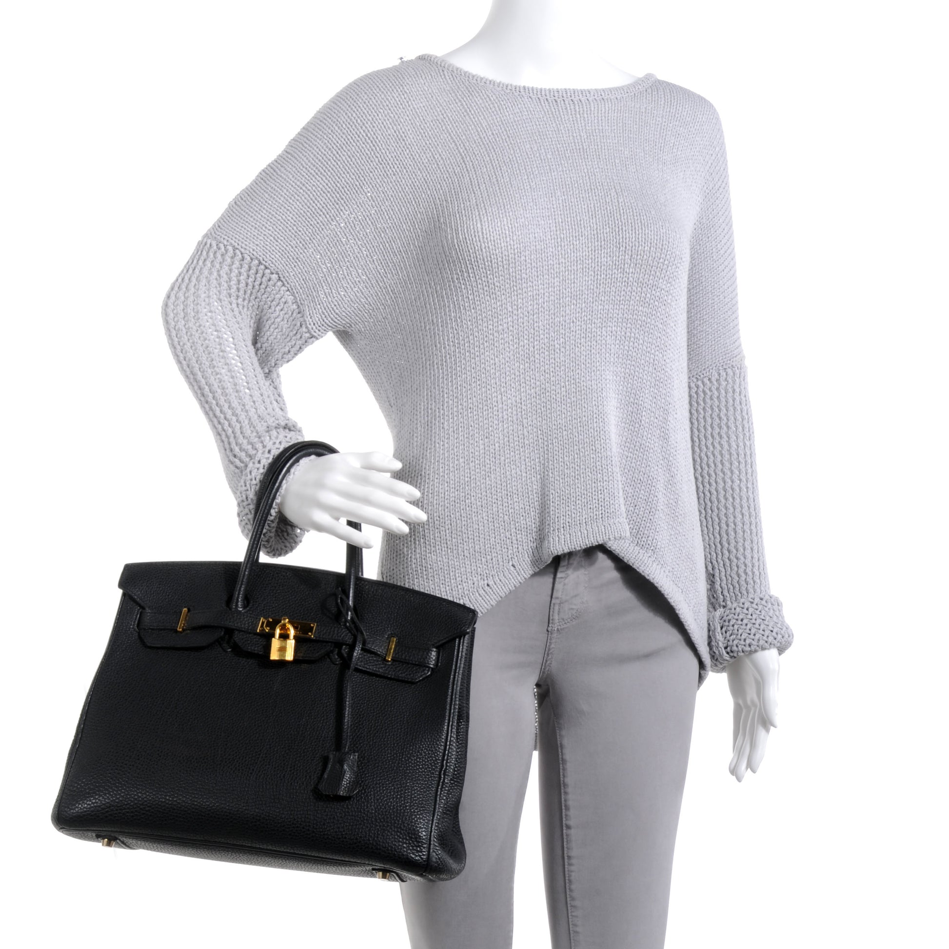 Hermes Togo Birkin 35 Black 2 of 9