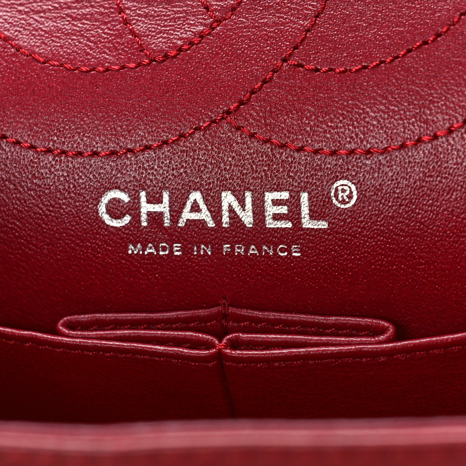 Chanel Aged Glazed Calfskin Quilted 2.55 Reissue 226 Flap Red 6 of 14