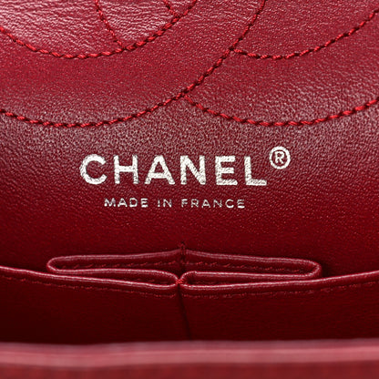 Chanel Aged Glazed Calfskin Quilted 2.55 Reissue 226 Flap Red 6 of 14