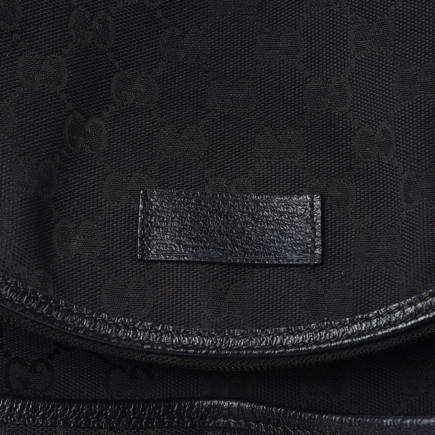 Monogram Large Diaper Bag Black