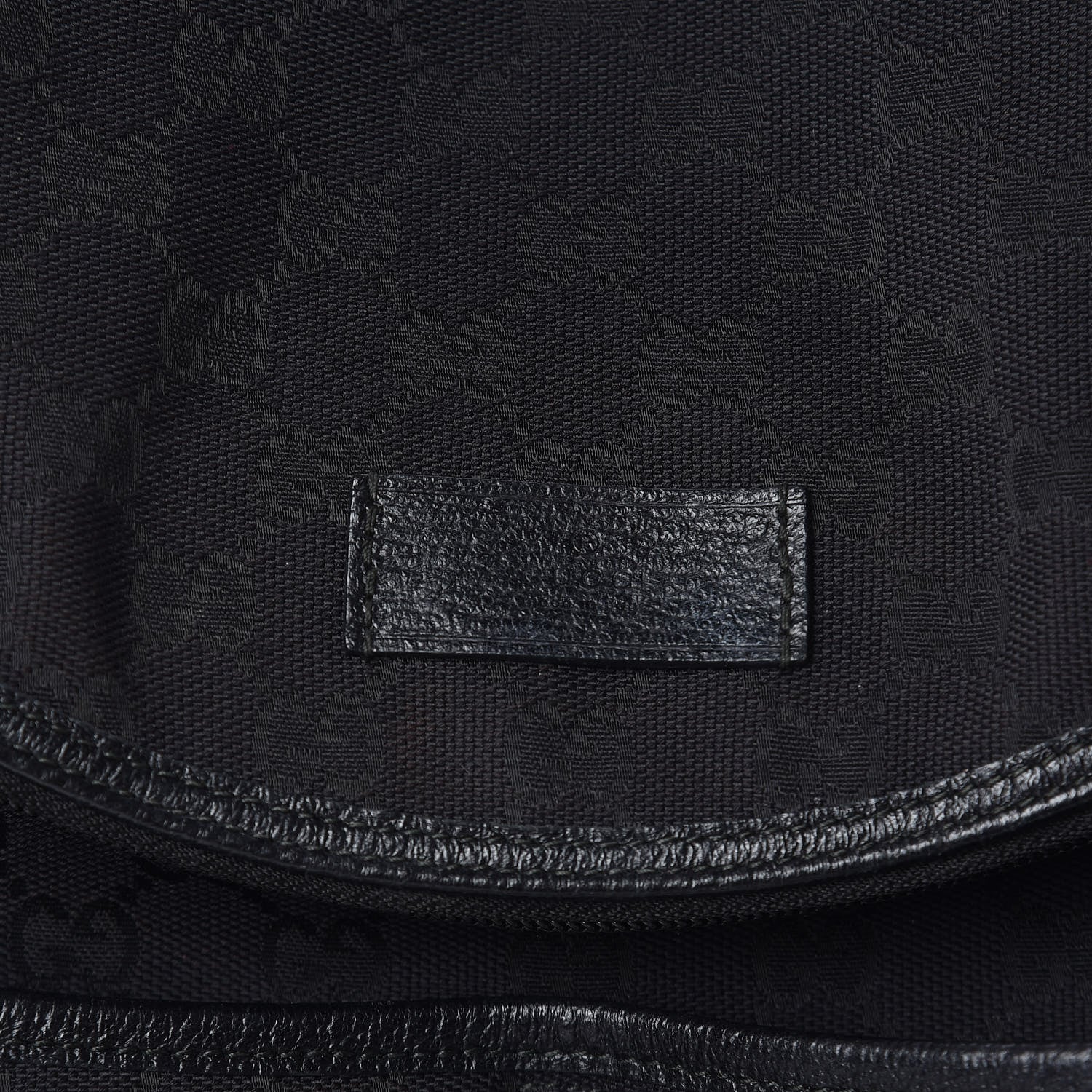 Gucci Monogram Large Diaper Bag Black 7 of 12