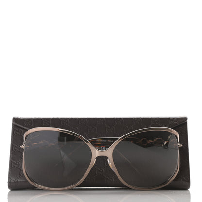 Gucci Crystal Marina Chain Sunglasses 4250/N/S Tortoise 8 of 8