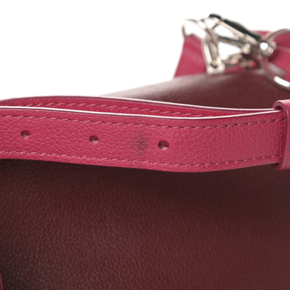 Louis Vuitton Calfskin Lockme II Top Handle Grenat Dahlia 10 of 14