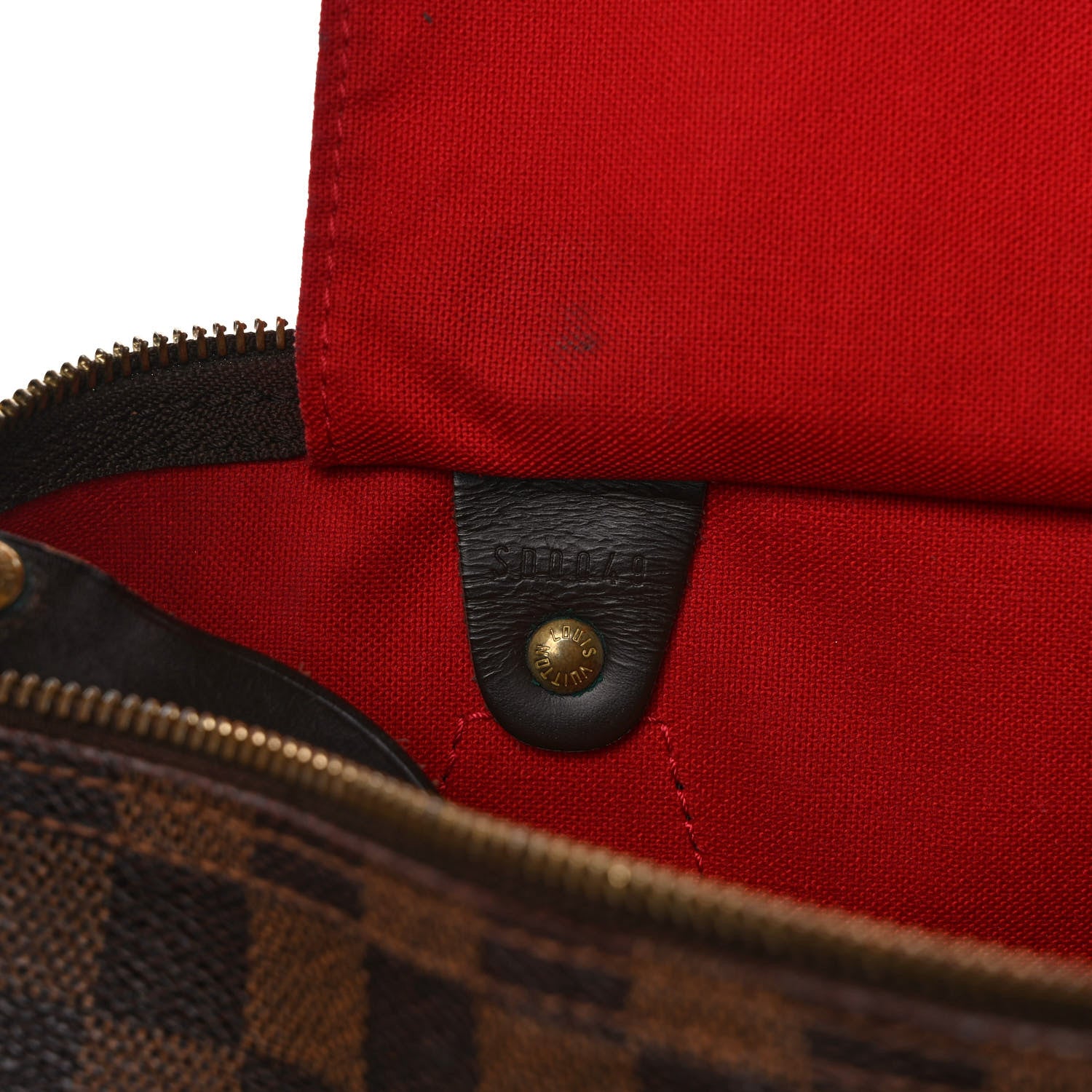 Louis Vuitton Damier Ebene Speedy 35 8 of 12