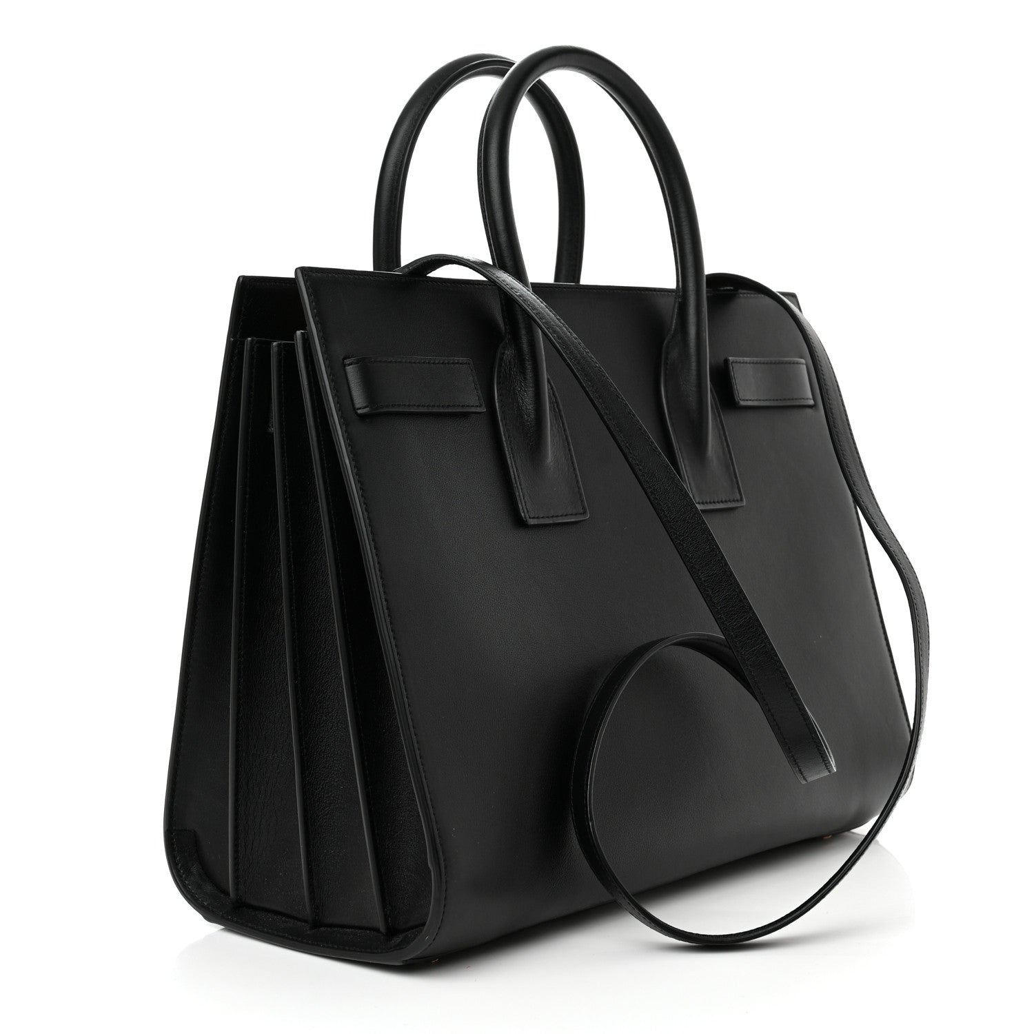 Saint Laurent Calfskin Small Sac De Jour Black 3 of 10