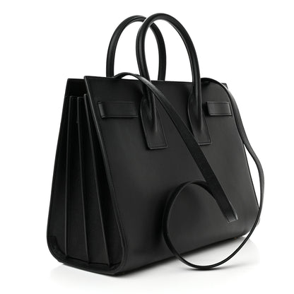 Saint Laurent Calfskin Small Sac De Jour Black 3 of 10
