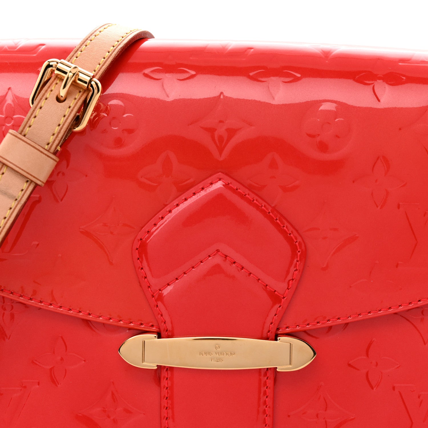 Louis Vuitton Vernis Bellflower GM Rouge Grenadine 8 of 10