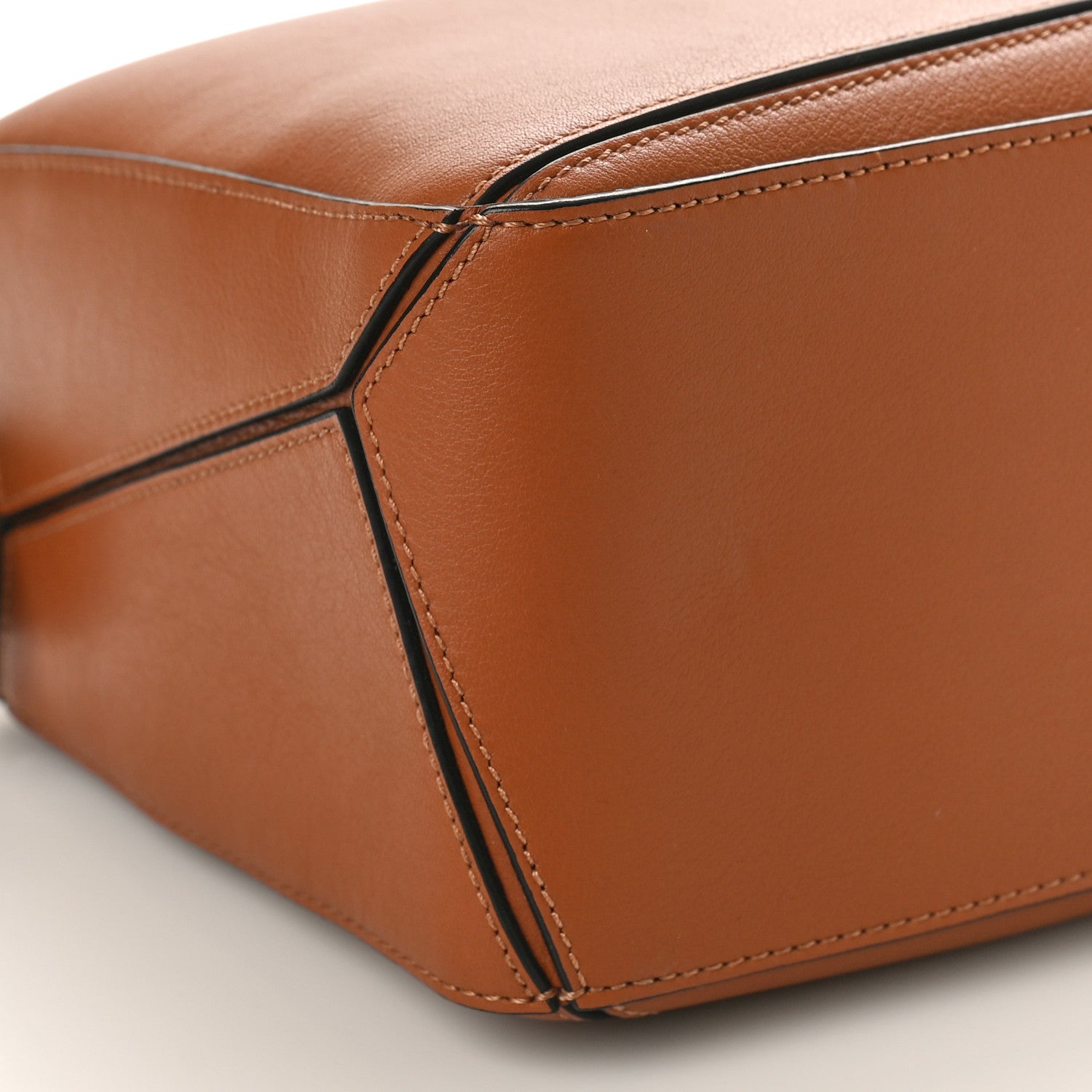 Loewe Calfskin Small Puzzle Bag Tan 8 of 9