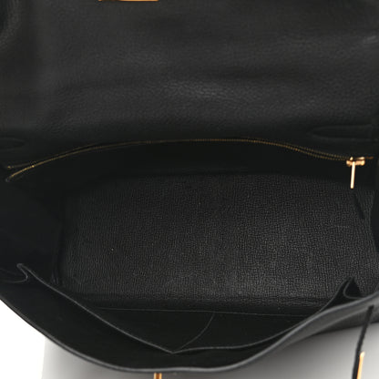 Hermes Togo Kelly Retourne 32 Black 5 of 14