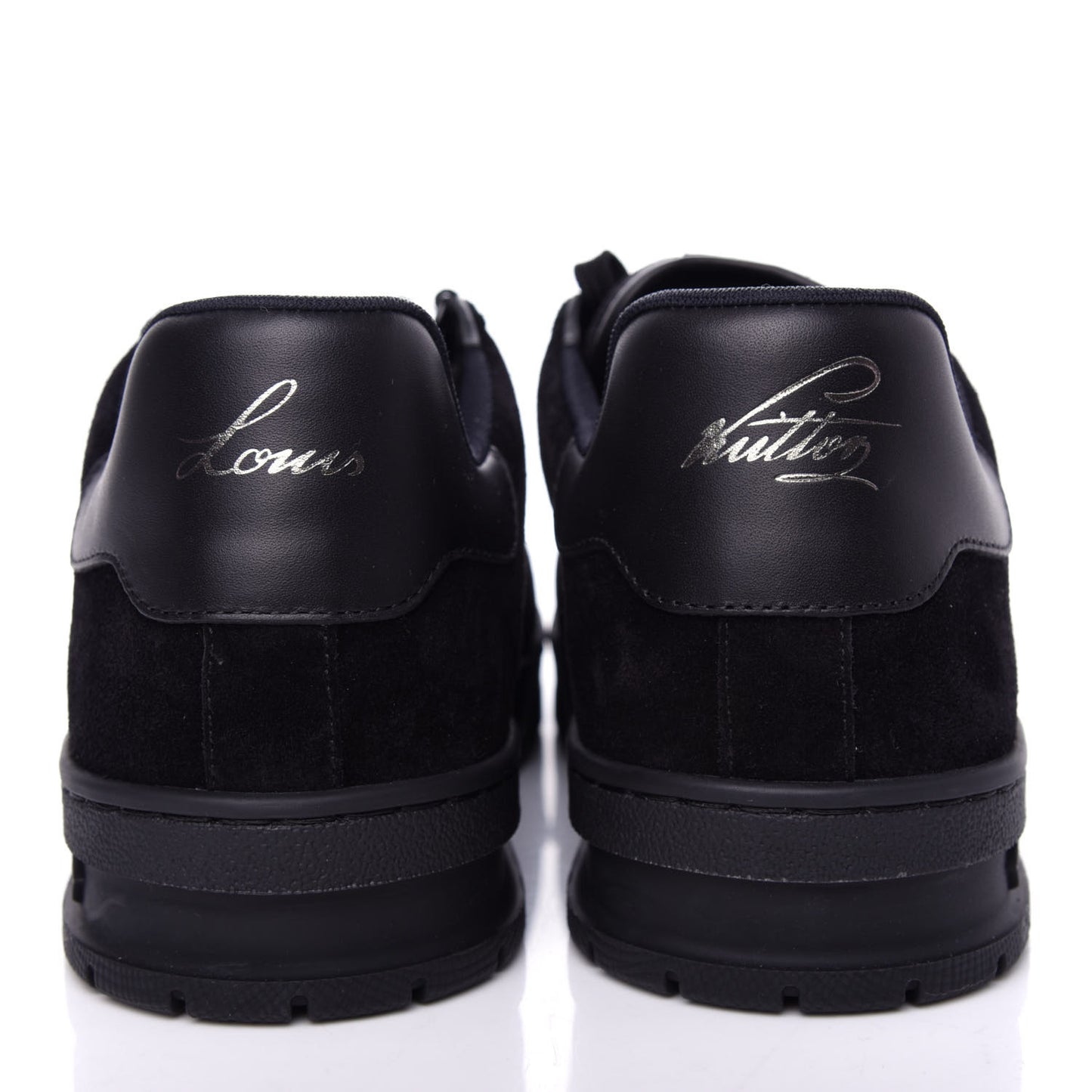 Suede Uniform Sneakers 7.5 Black