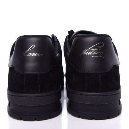 Louis Vuitton Suede Uniform Sneakers 7.5 Black 7 of 10