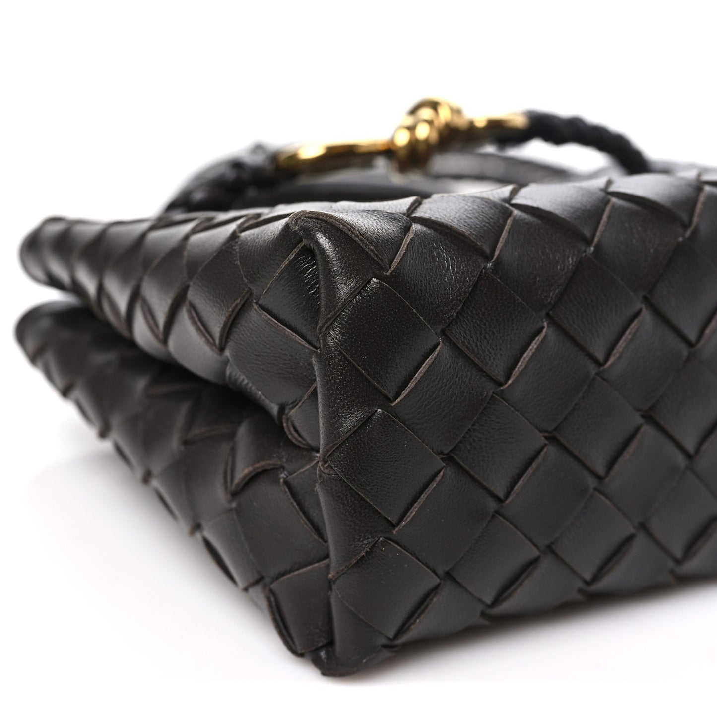 Nappa Intrecciato Mini Andiamo Shoulder Bag Fondant