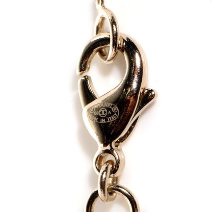 Chanel N°5 Perfume CC Necklace Gold 3 of 3