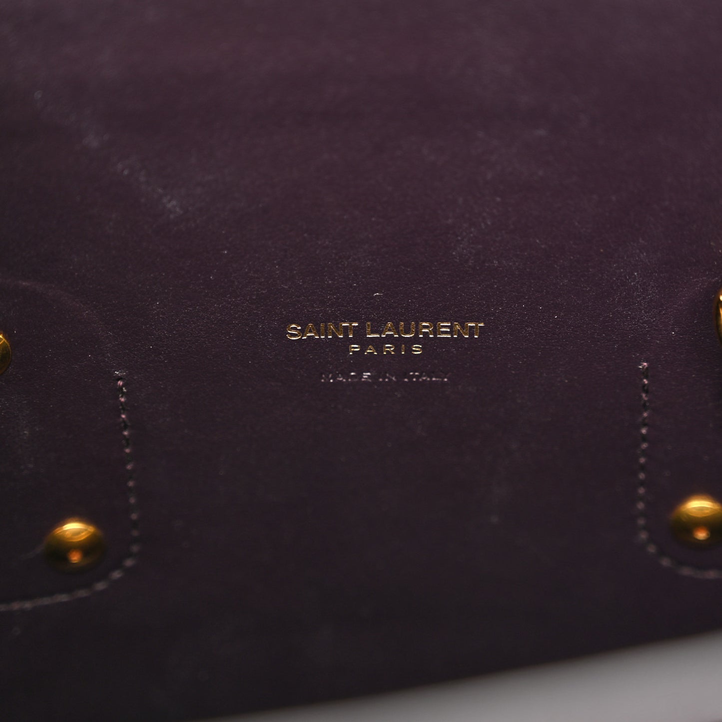 Calfskin Crocodile Embossed Small Sac de Jour Prune