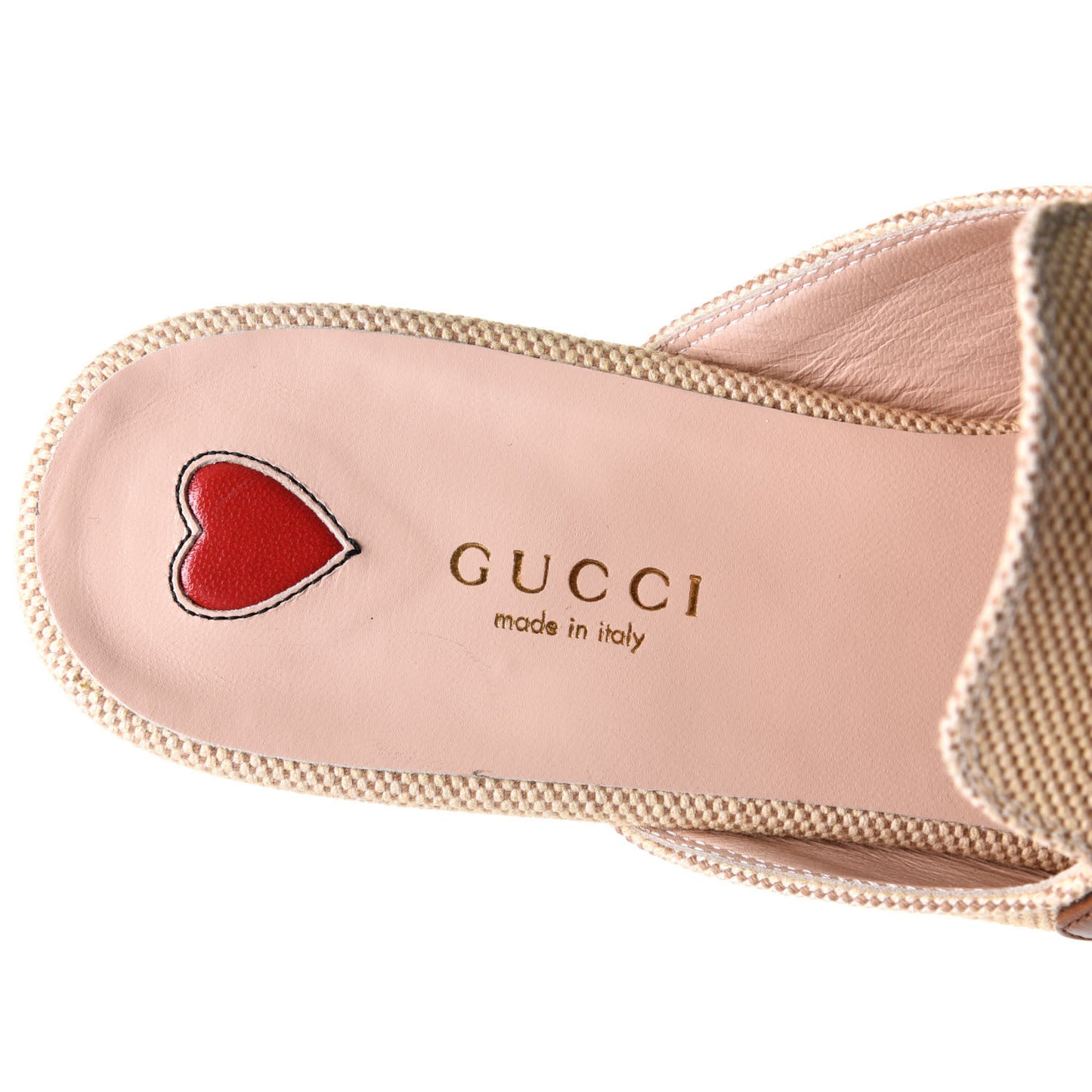 Canvas Vintage Charlotte Princetown Slippers 39 Cuir