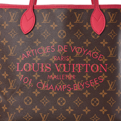 Louis Vuitton Monogram Articles de Voyage Ikat Neverfull MM Rose Indien 10 of 15
