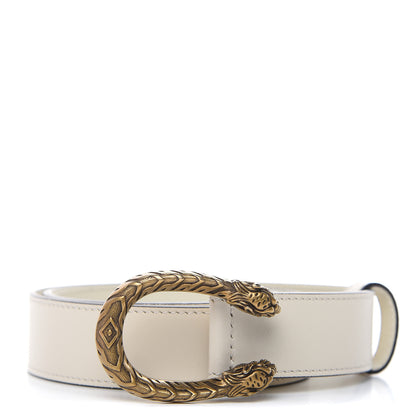 Gucci Calfskin Dionysus 30mm Belt 70 28 Mystic White 1 of 6