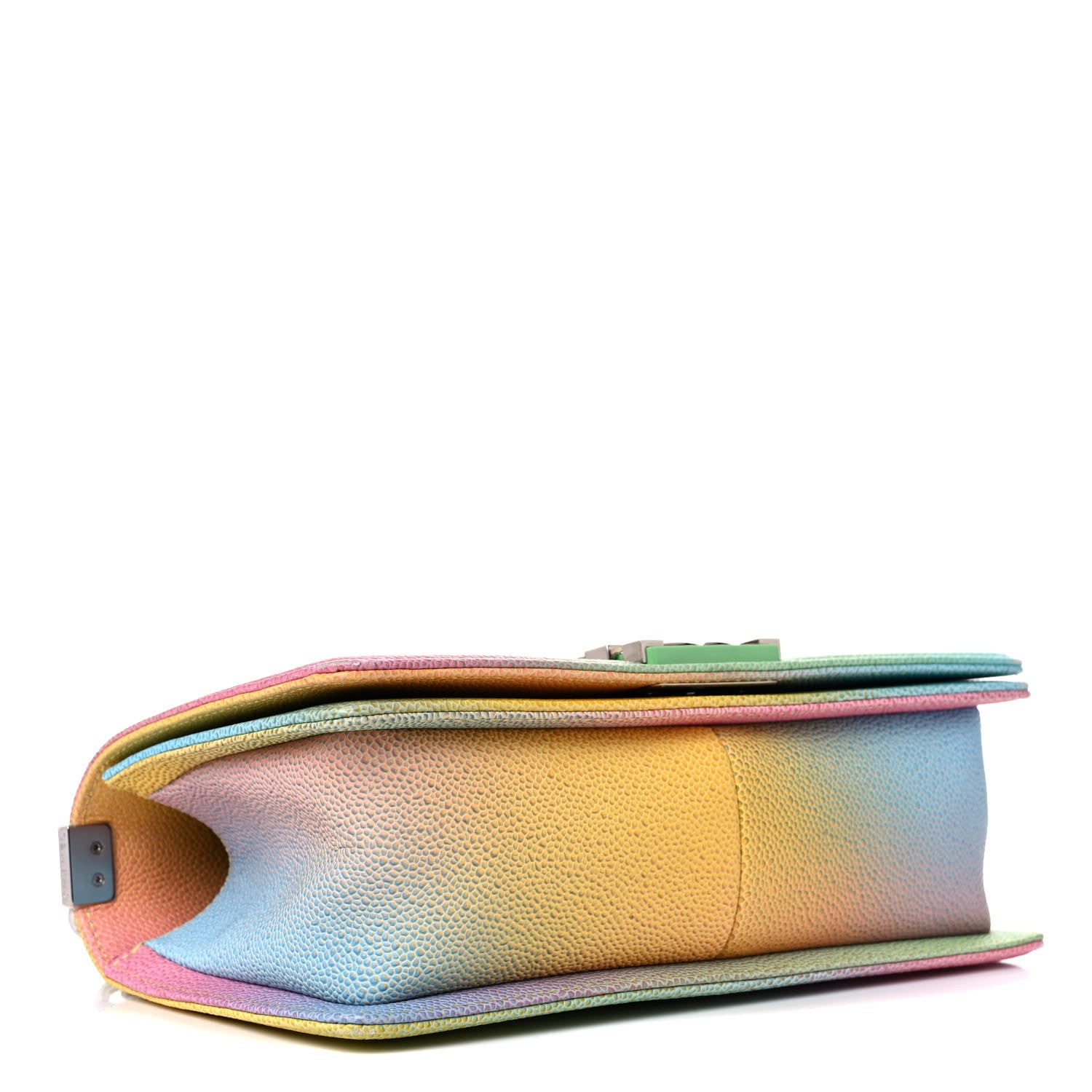 Chanel Caviar Quilted Medium Cuba Rainbow Boy Flap Multicolor 4 of 12