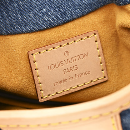 Louis Vuitton Monogram Denim Pleaty  Blue 6 of 9