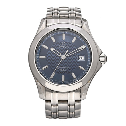 Omega Stainless Steel 36mm Seamaster 120M Quartz Watch Blue 2511.81 1 of 4