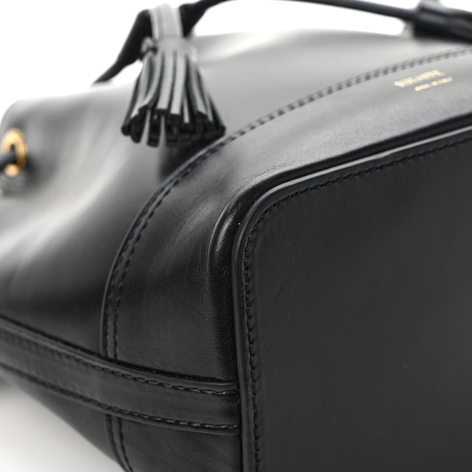 Khaite Calfskin Cecilia Small Bucket Bag Black 9 of 10