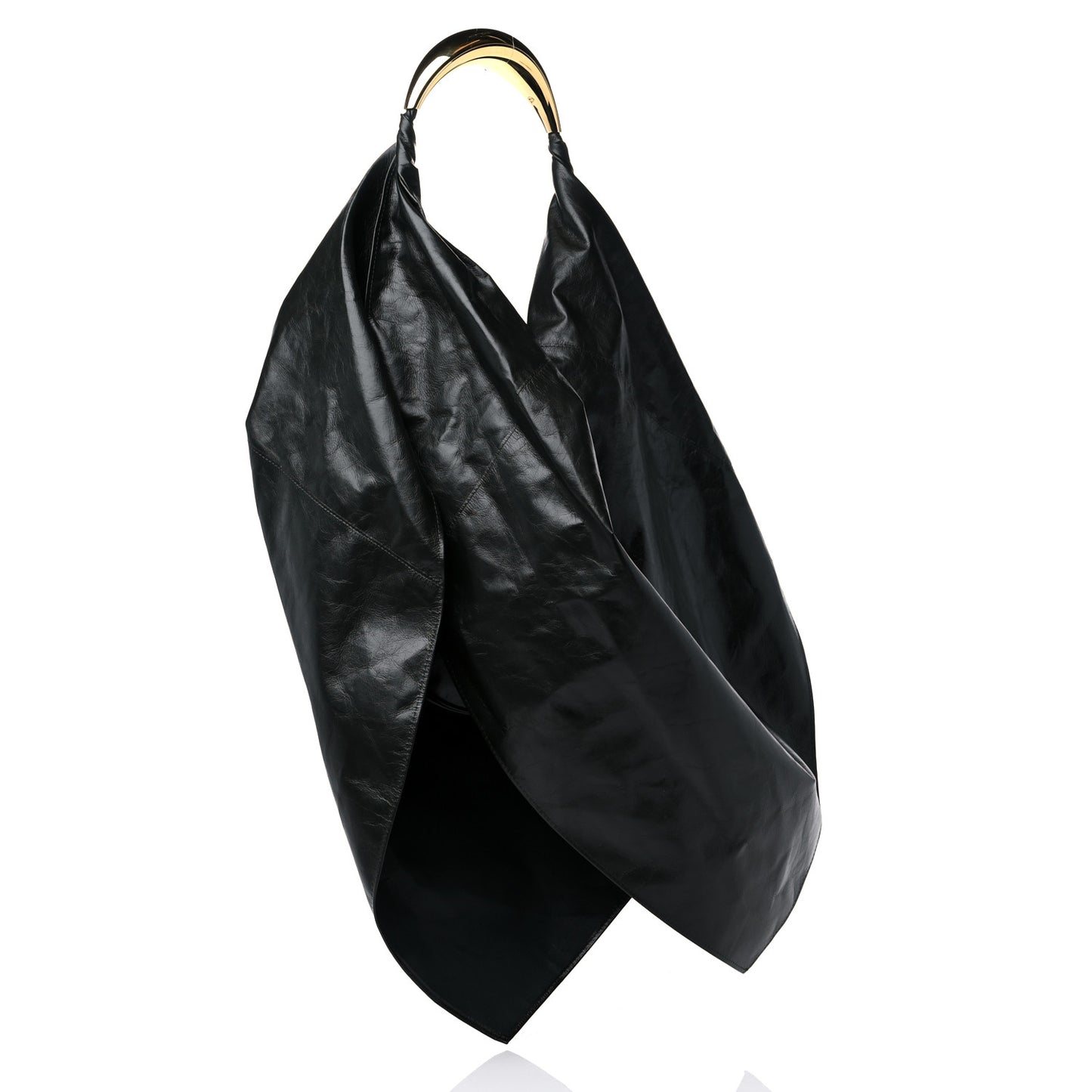 Calfskin Foulard Shoulder Bag Dark Green