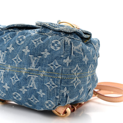 Louis Vuitton Denim Venice Backpack Blue 9 of 10